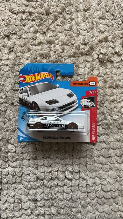 Hot Wheels Nissan 300zx twin turbo hw rescue policja radiowóz j