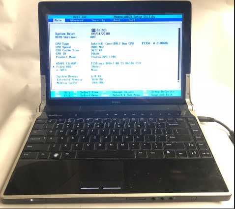 portátil Dell studio xps