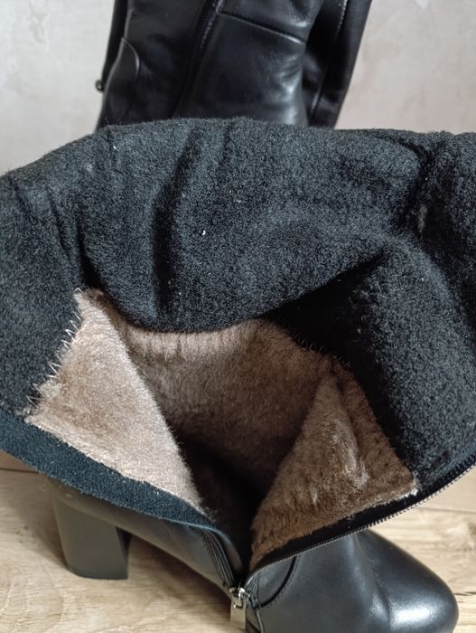 Зимние сапоги ботфорты Модерн коллекция