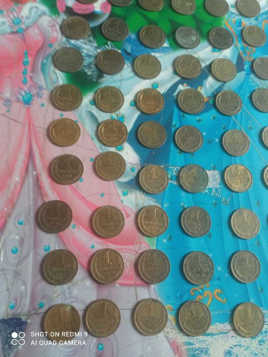 Копійки СССР  і других монети