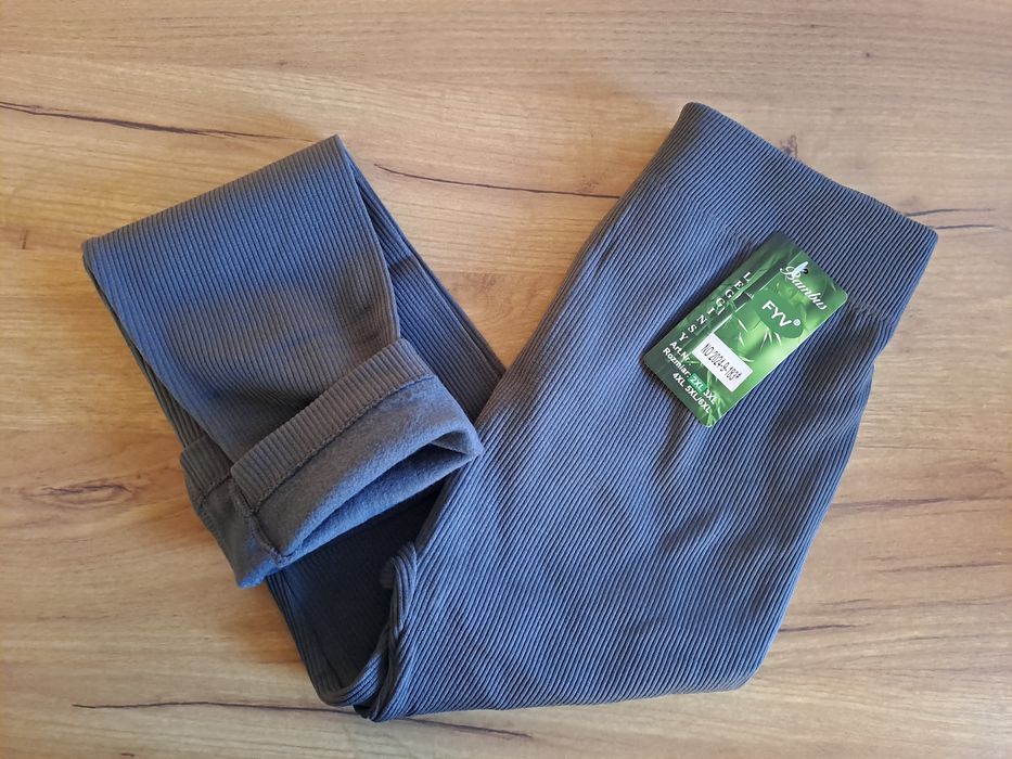 Nowe Leginsy ocieplane term ciepłe  2 XL 3XL 4XL 5/6 XL kolory prążki