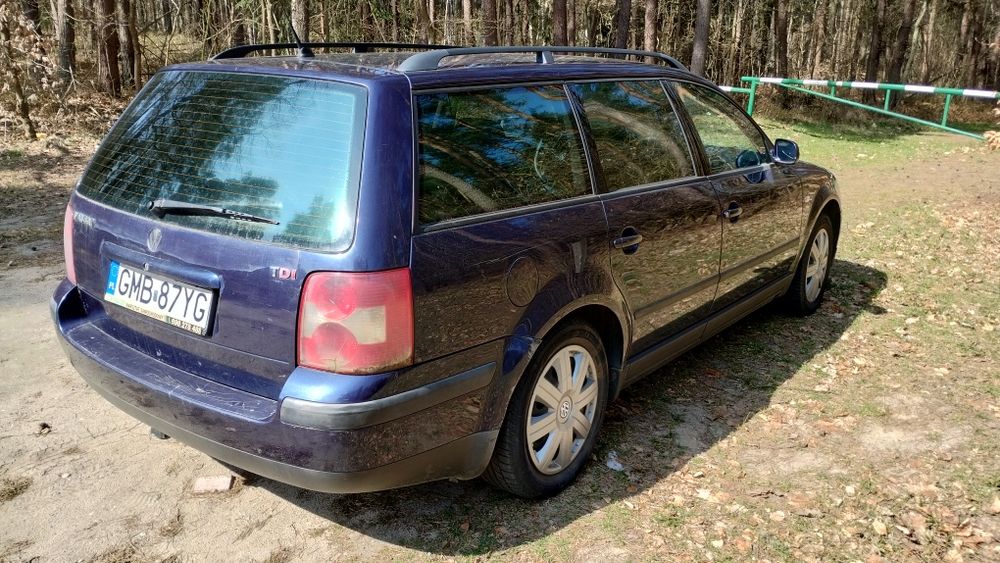 Passat B5 1,9 TDI kombi+hak, OC/PT do lipca