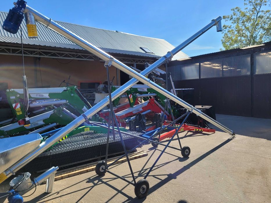 Żmijka do zboża przenośnik ślimakowy OCYNKOWANY wózek kosz zaypowy