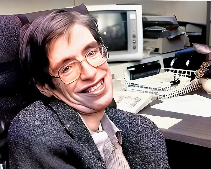 Stephen Hawking / Newsweek 1988