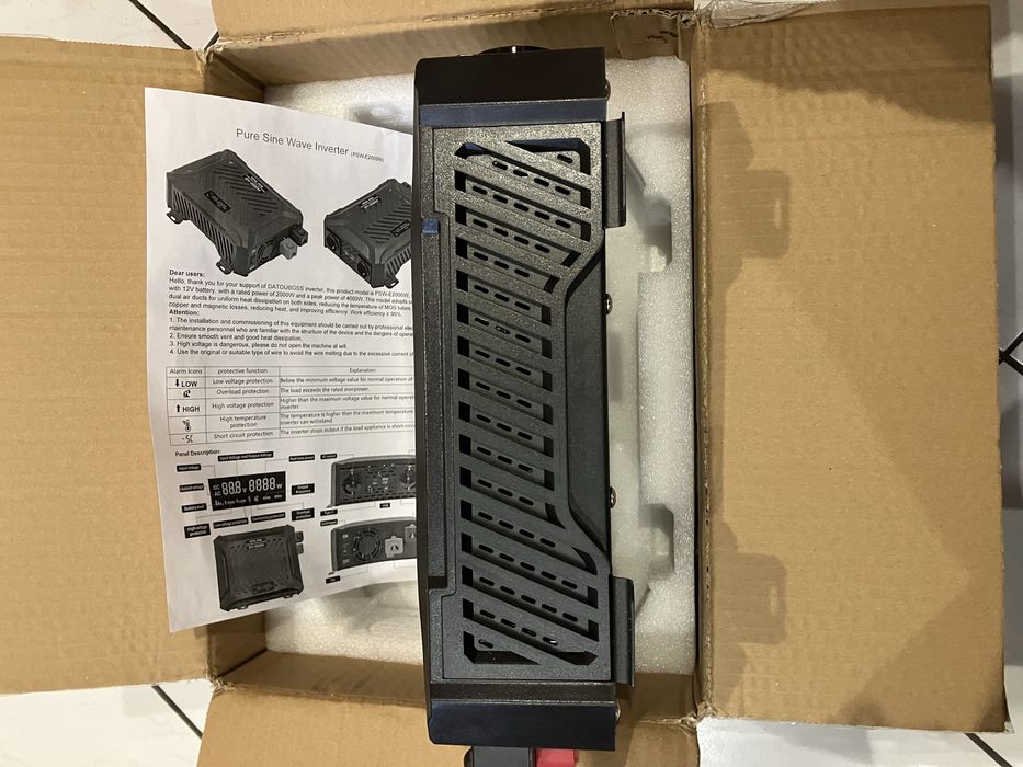 Інвертор Datouboss 12V 2000W чистий синус