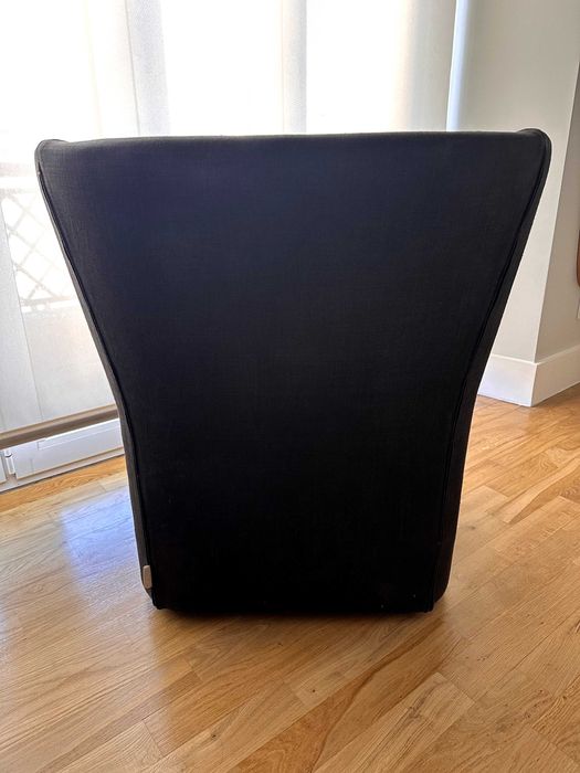 Cadeira alta para quarto ou escritório – elegante e confortável