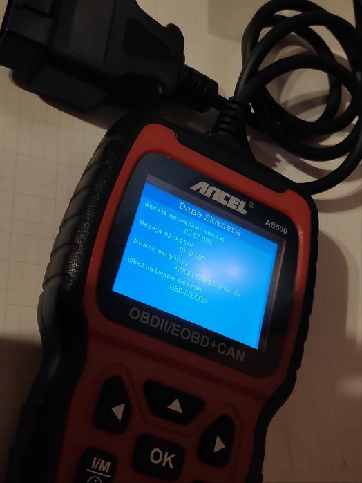 Ancel AS500 OBD2 SKANER | Polski język | Skaner diagnostyczny | Tester