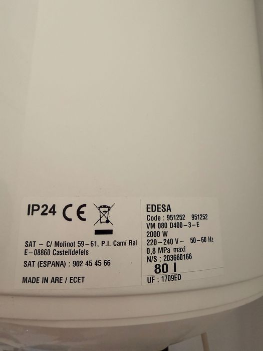 Termoacumulador Elétrico