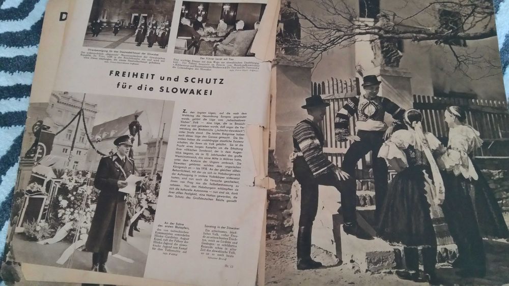 III rzesza niemiecka propaganda Die Woche marzec 1939 z kiosku Ruch