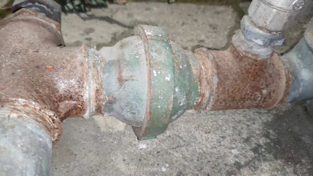 Zawór kulowy, trójdrożny, zwrotny, śrubunek ksztaltki fi 50