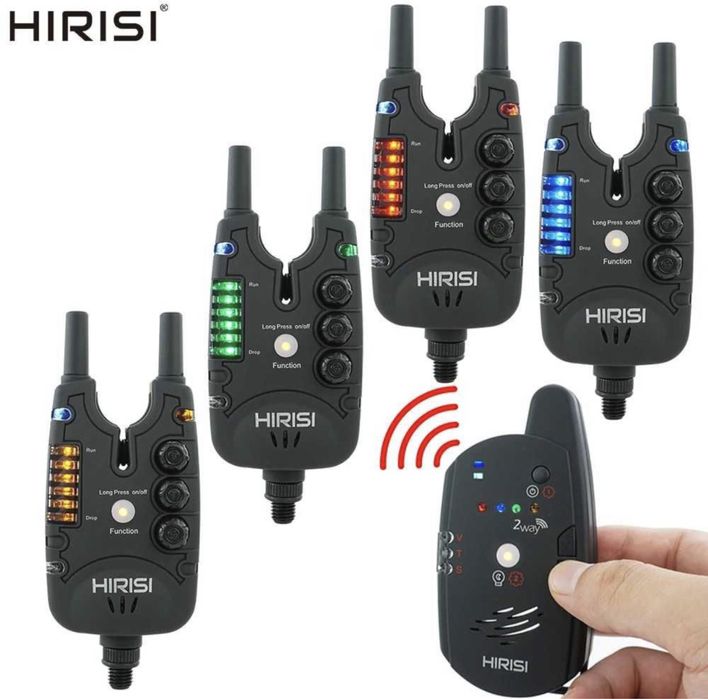 Сигналізатори клювання Hirisi s8 4+1. Сигнализаторы поклевки