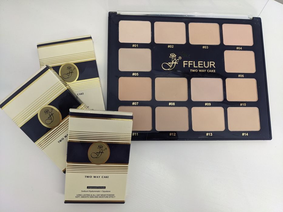 Пудра Ffleur. ВСІ ТОНИ В НАЯВНОСТІ. Пудра компактная Флер 2в1 (оригина