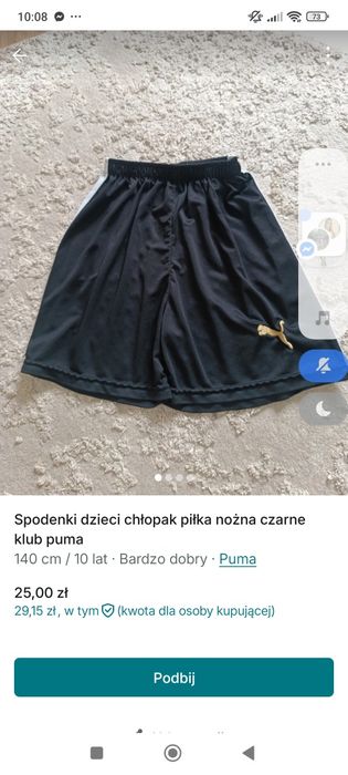 Spodenki spodenki 140 146 chłopak sport piłka