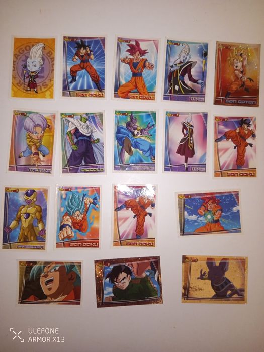 17 Cromos Dragon Ball Super PANINI