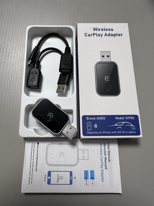 Бездротовий адаптер CarPlay AIZEO SYY03 для iphone