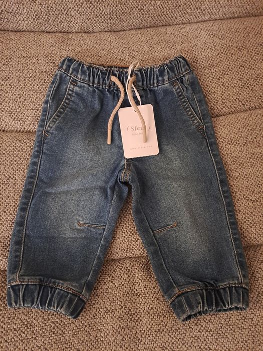 Calças de ganga Sfera 6-9 meses Novo