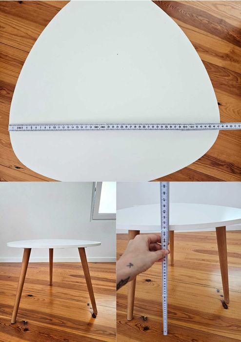 Mesa de apoio branca / Mesa de cabeceira