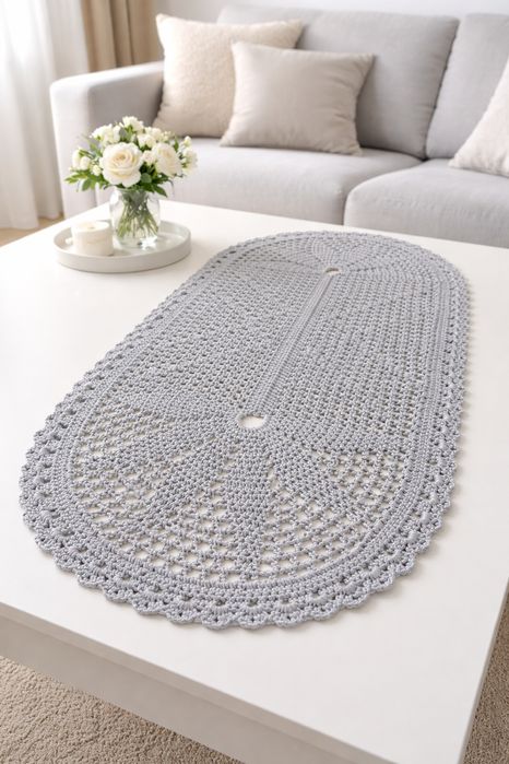 Bieżnik na szydełku