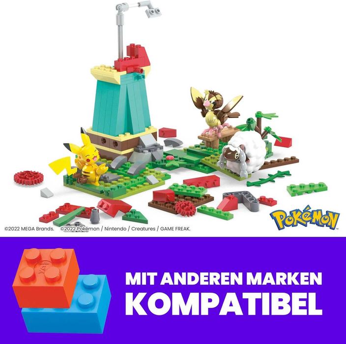 Конструктор MEGA Pokemon Action Figure, сільський вітряк 240 елементів