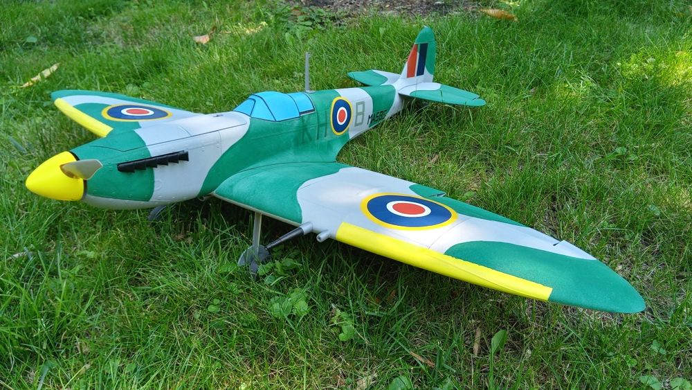 SPITFIRE Mk IX samolot RC (druk 3D)