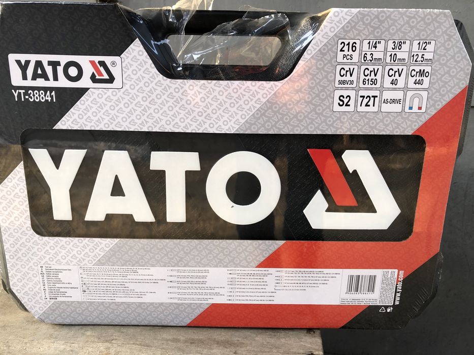 Набор инструмента Yato 216 предметов YT-38841 Купуйте нас без ризику.