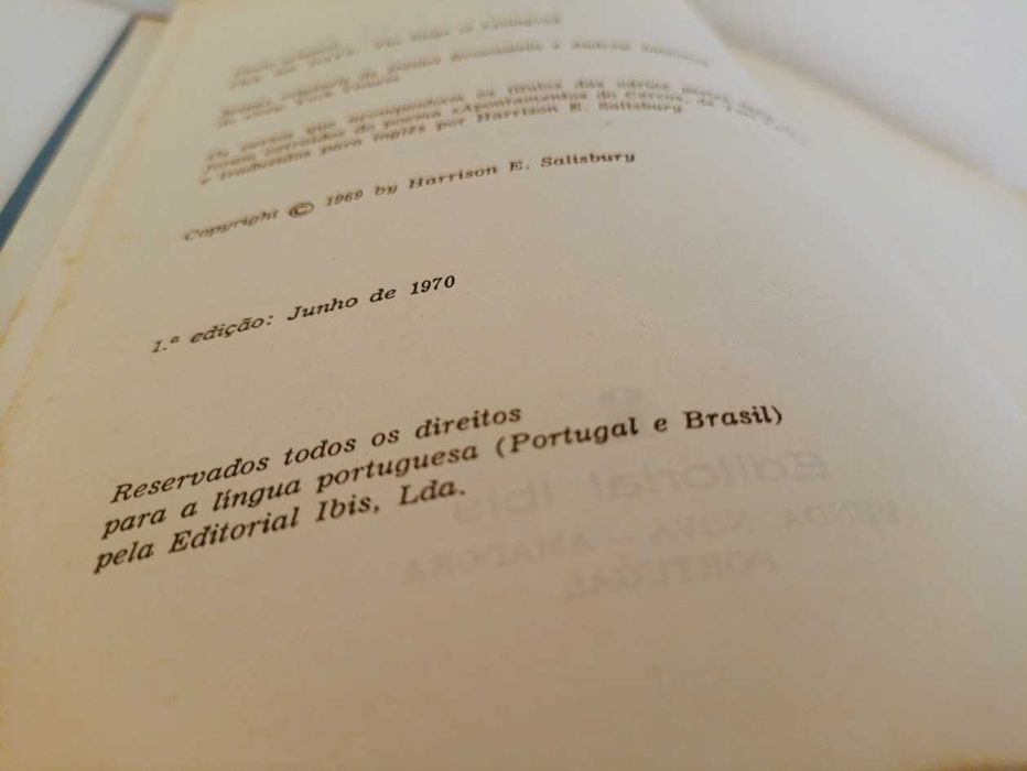 Livro de 1970 1.ª Edição Os 900 dias - O Cerco a Leninegrado