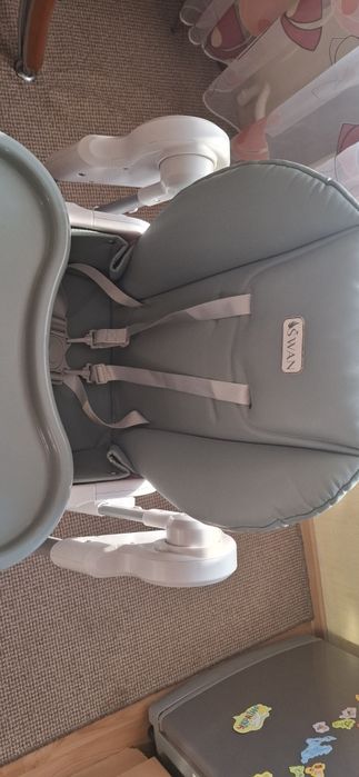 Дитячий стільчик для годування El Camino ME 1087 SWAN Pale Green Бірюз