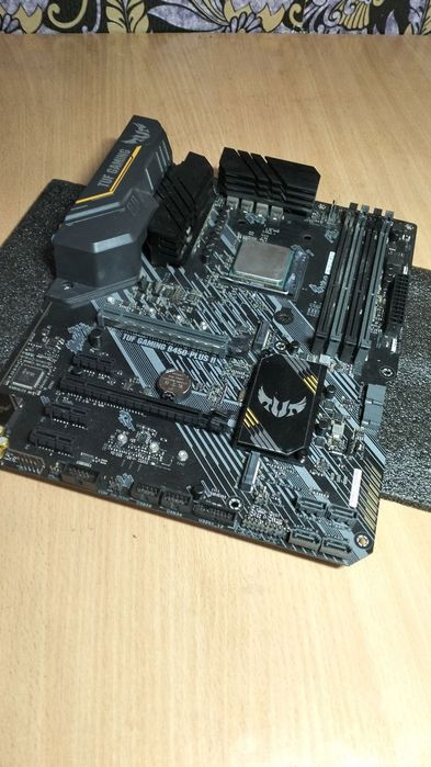 Материнская плата  ASUS TUF B450-PLUS II  Ryzen 3 1200
Процессор: Ryzen 3 1200