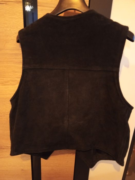 Sprzedam skórzana kamizelkę męska