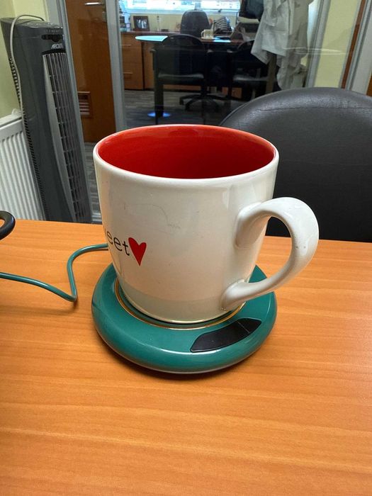 Подставка USB для подогрева кофе и чая 3 режима: 55°/65°/75°C