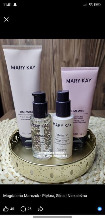 Zestaw timewise firmy Mery Kay
