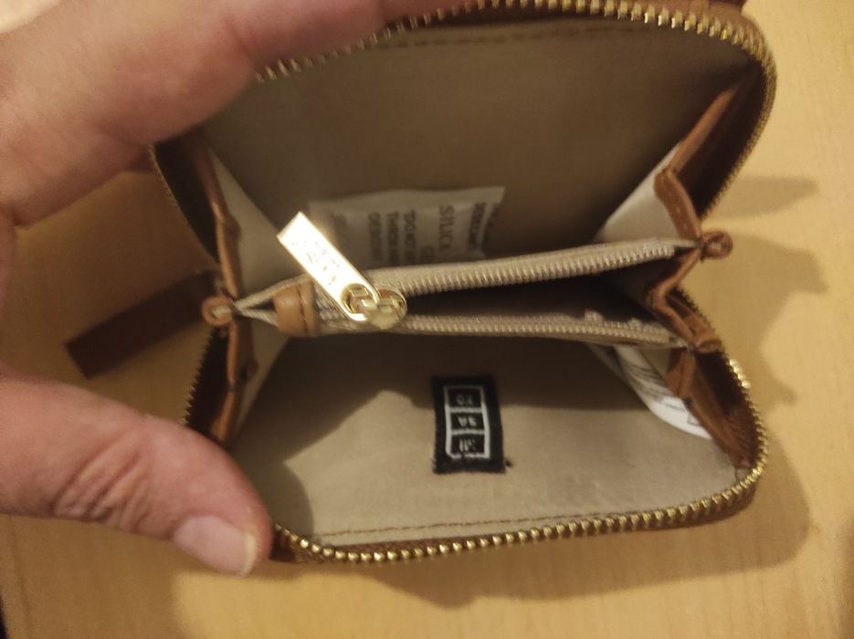 Porta moedas camel Misako