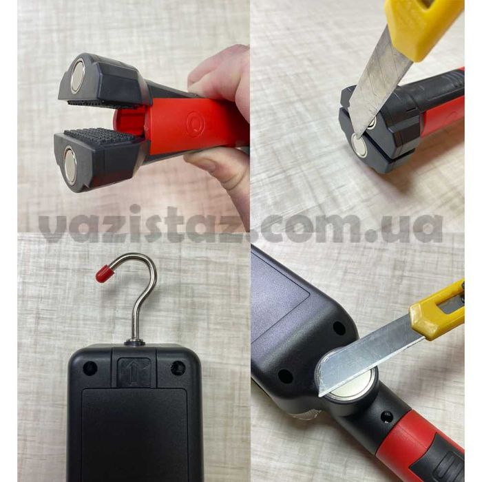 Фонарик для СТО, гаража с магнитом регулировкой на аккумуляторах USB