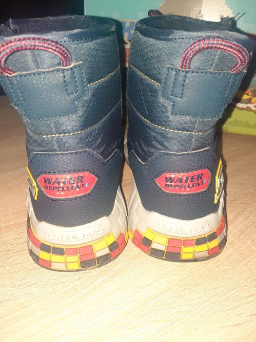 Śniegowce buty zimowe skechers mega -craft cuboforce roz.  34 granatow