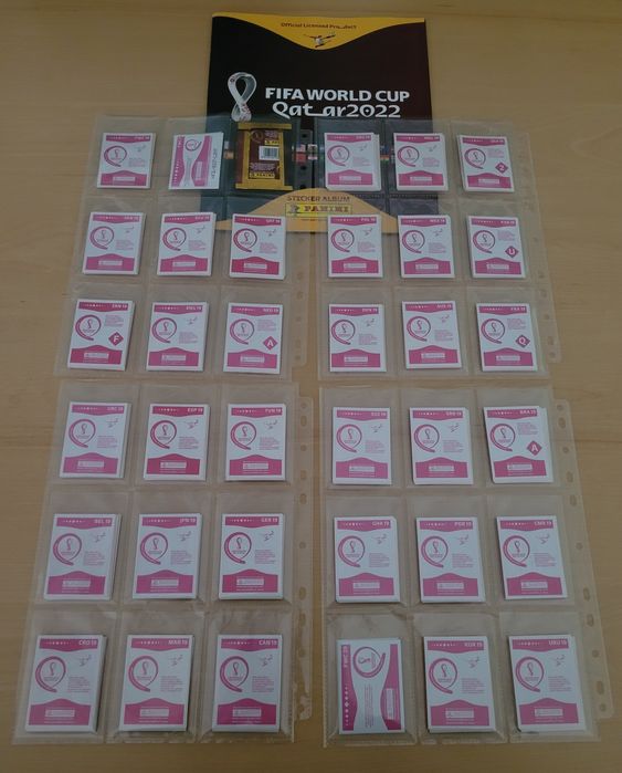 Coleção completa Panini Fifa world cup 2022 Qatar - 2 versões