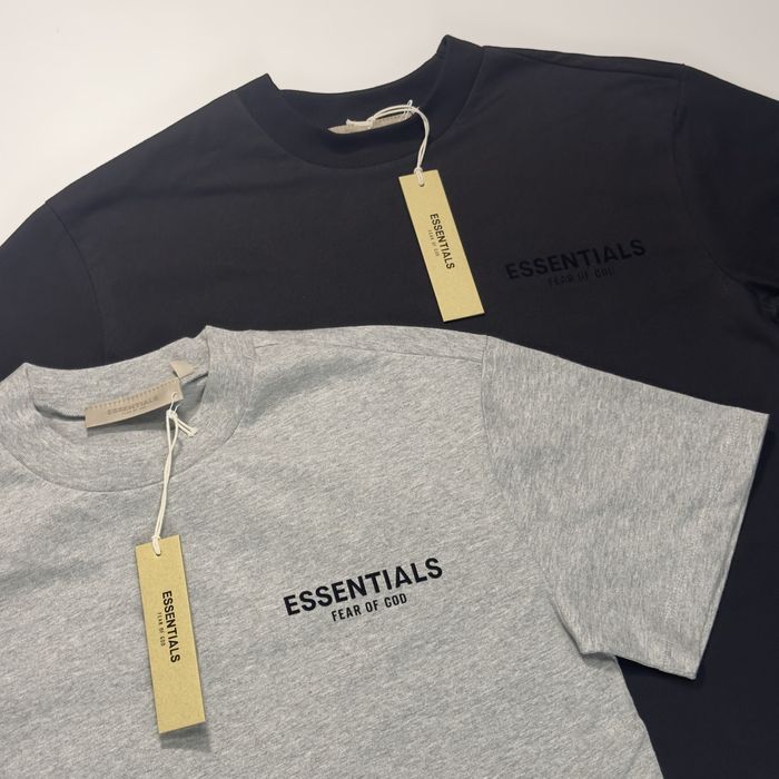 Футболка essentials fear of god S-XL фог fog есеншлс