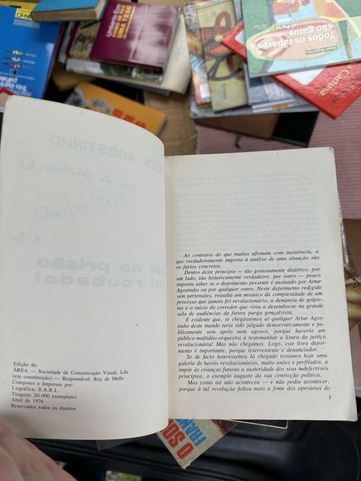 livro ARTUR AGOSTINHO - até na prisão fui roubado!