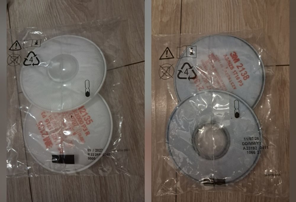 Filtry 3M, 2138, 2135