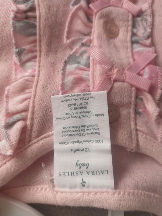 Komplet wiosenny 74/80 Laura Ashley