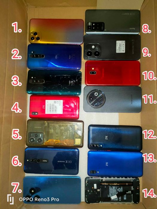 Телефони смартфони oppo realme oukitel blackview poco Samsung Xiaomi‼️