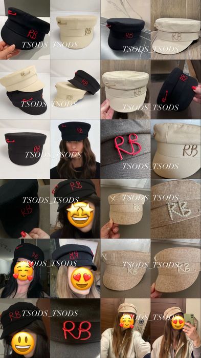 Руслан Багінський кепка RB берет Чорний кепі Ruslan Baginskiy картуз С