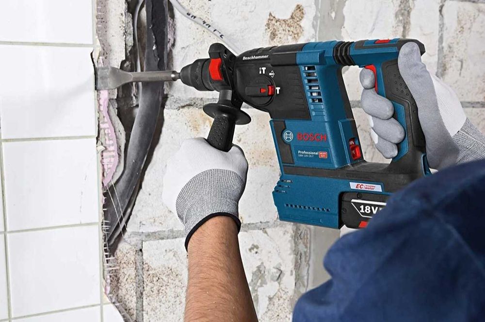 Nowe Dłuta Wiertla SDS-Plus 11 Elementów Walizka Aluminiową BOSCH