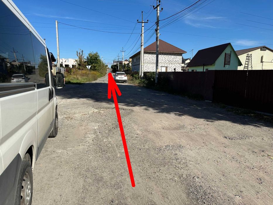 Продаж ділянки 8 соток в с.Тарасівка, вул.Б.Хмельницького під забудову