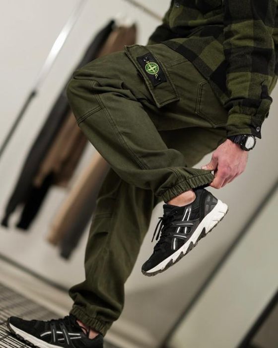 Зимові штани джогери stone oliva