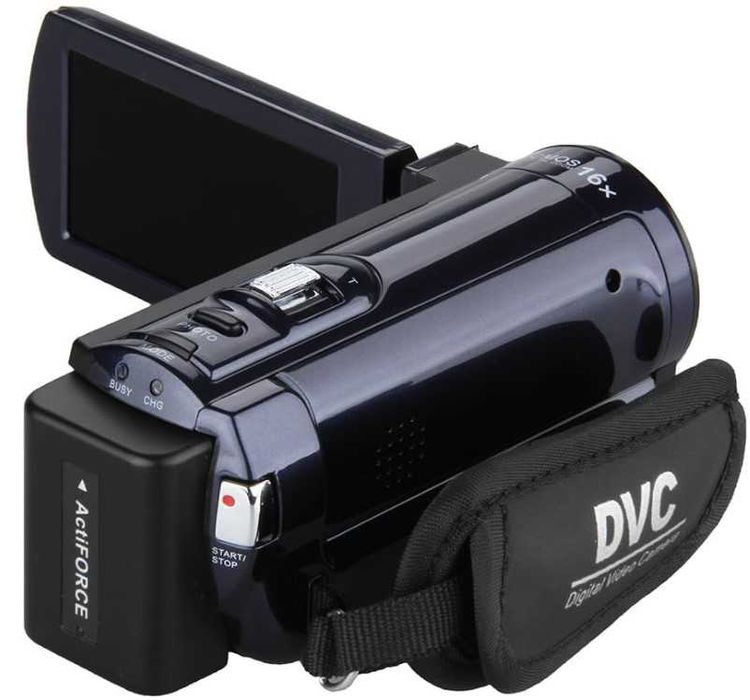 Kenuo HD Digital Video Camera 16X Zoom Model HDV-601S - Novo - Envio Gratuito