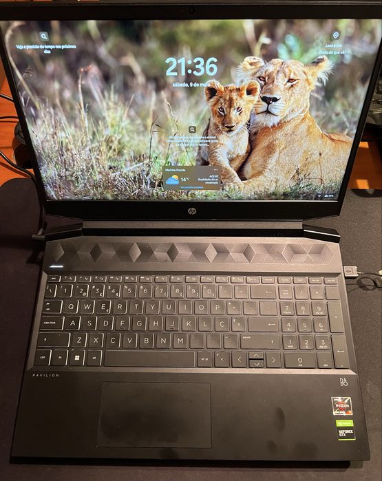 HP Pavilion Gaming Laptop 15eC2xxx - AMD Ryzen 5 5600H 4GB RAM Radeon GeForce 1650 - 512 GB SSD PCIe - 15.6''