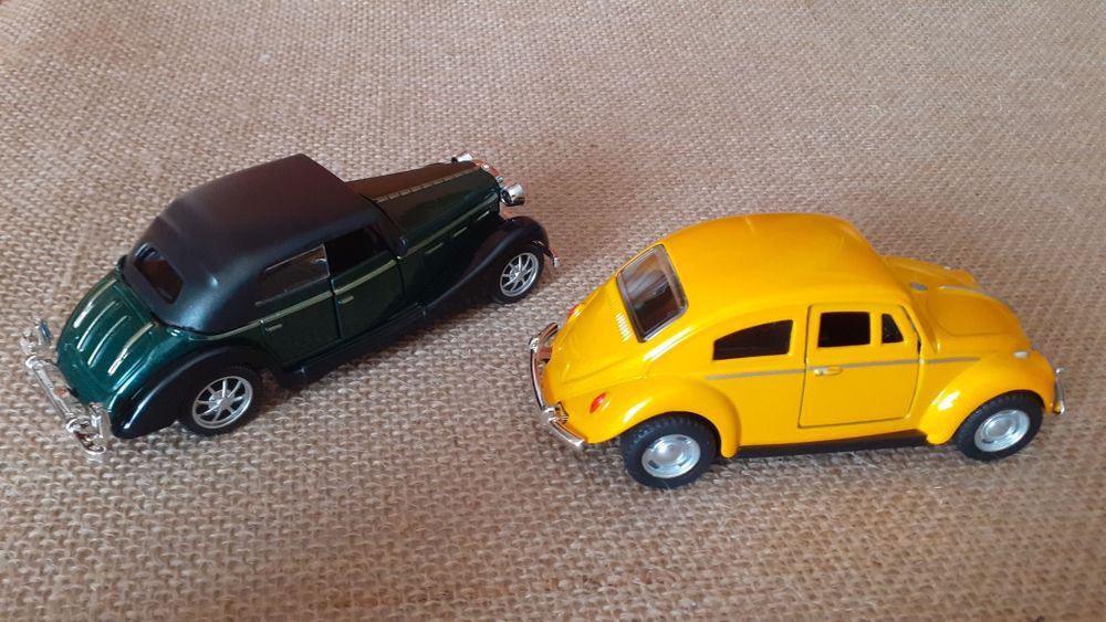 Carros miniatura Volkswagen Fusca Citroën Diana