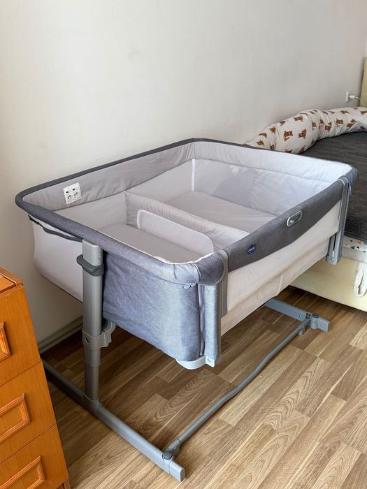 Дитяче ліжечко для двійні Chicco Next2Me Twins