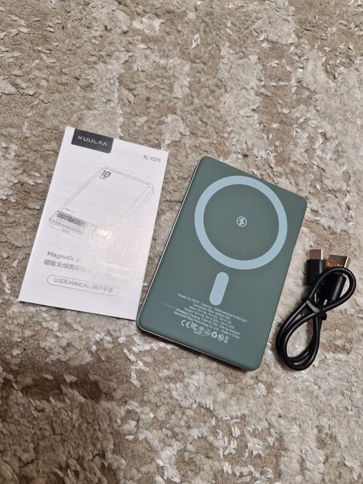Магнітний павербанк Kuulaa KL-YD75 Magnetic Battery 10000mAh