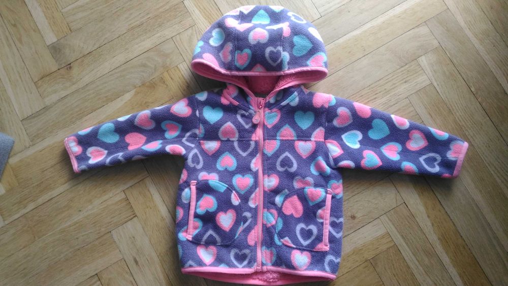 Softshell z futerkiem w serduszka cool club r. 68